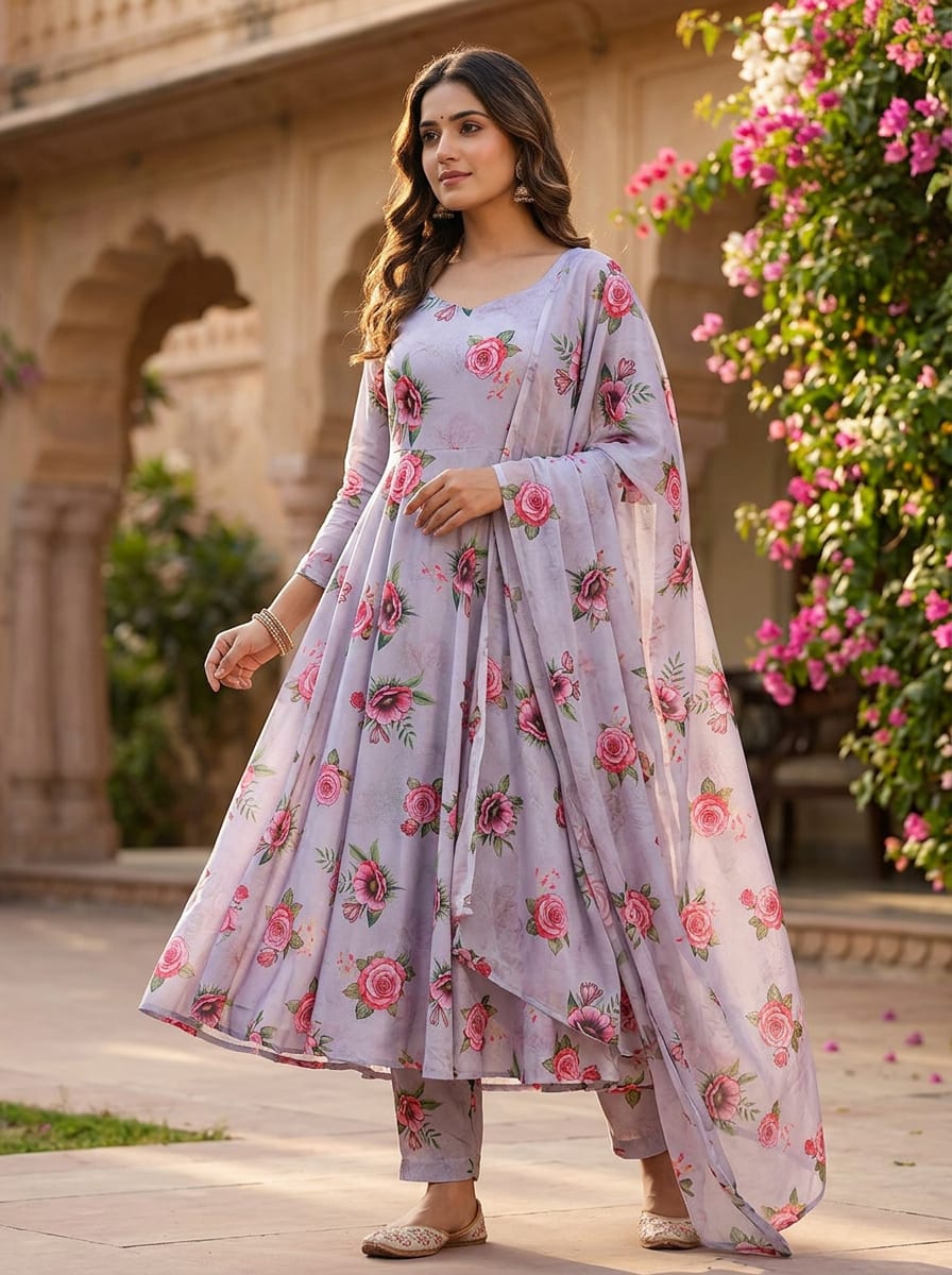 A Print That Blooms with Romance
