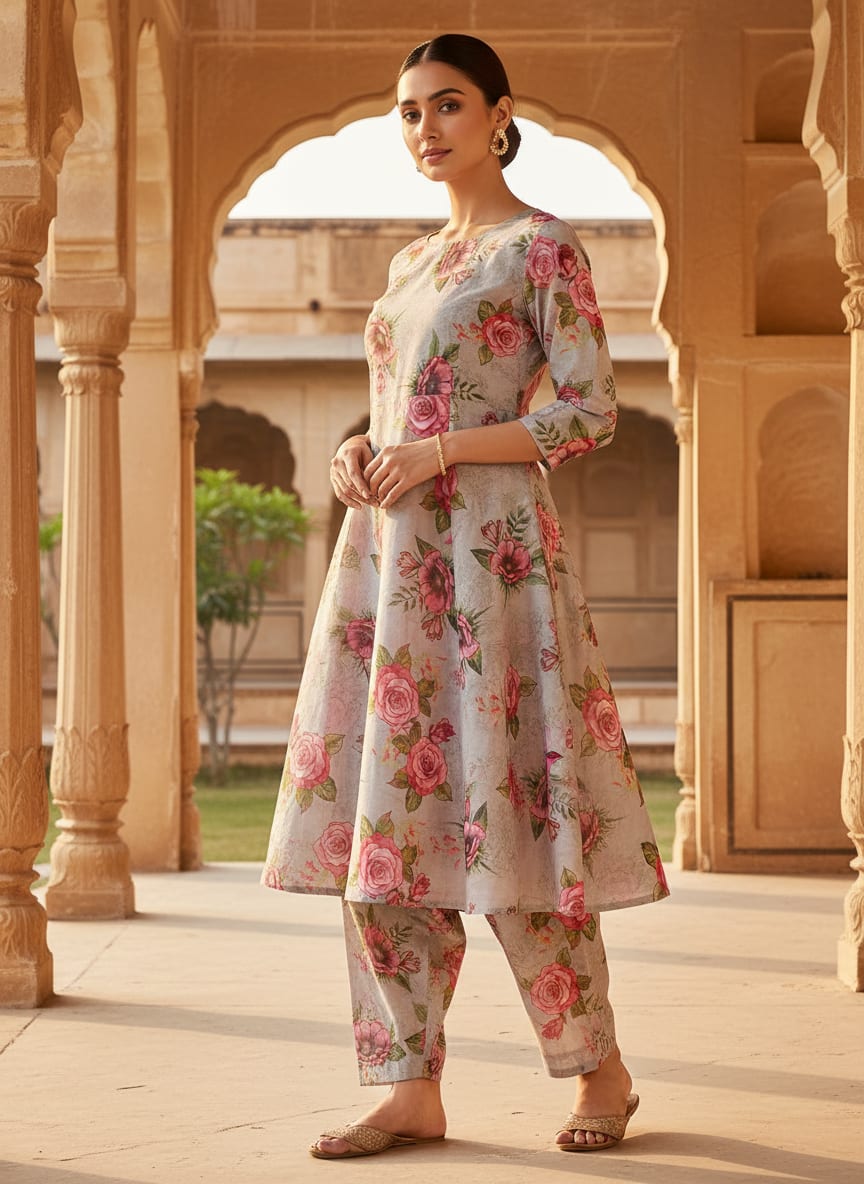A Classic Rose Garden, Delicately Rendered