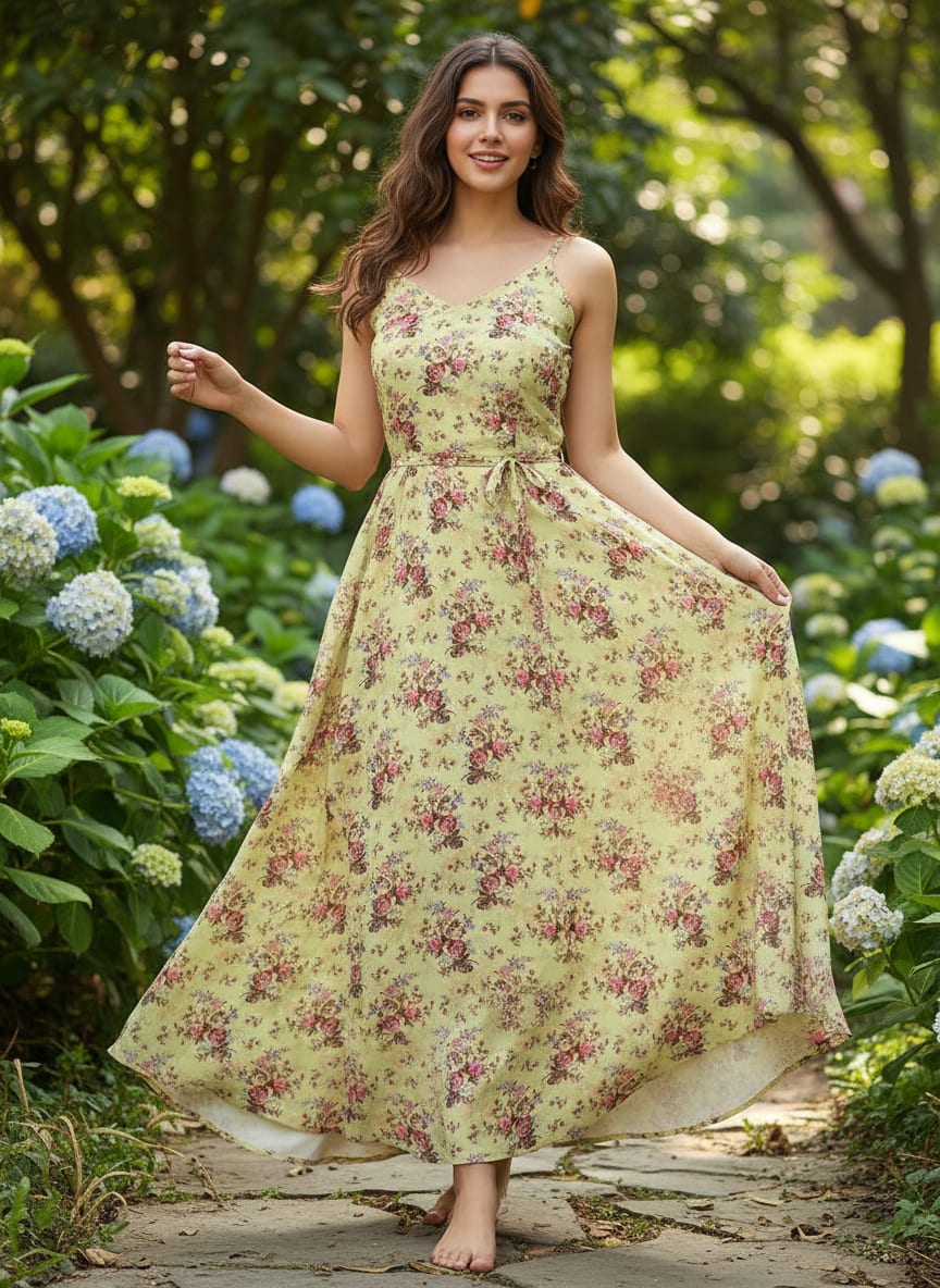 A Print That Whispers of Vintage Gardens