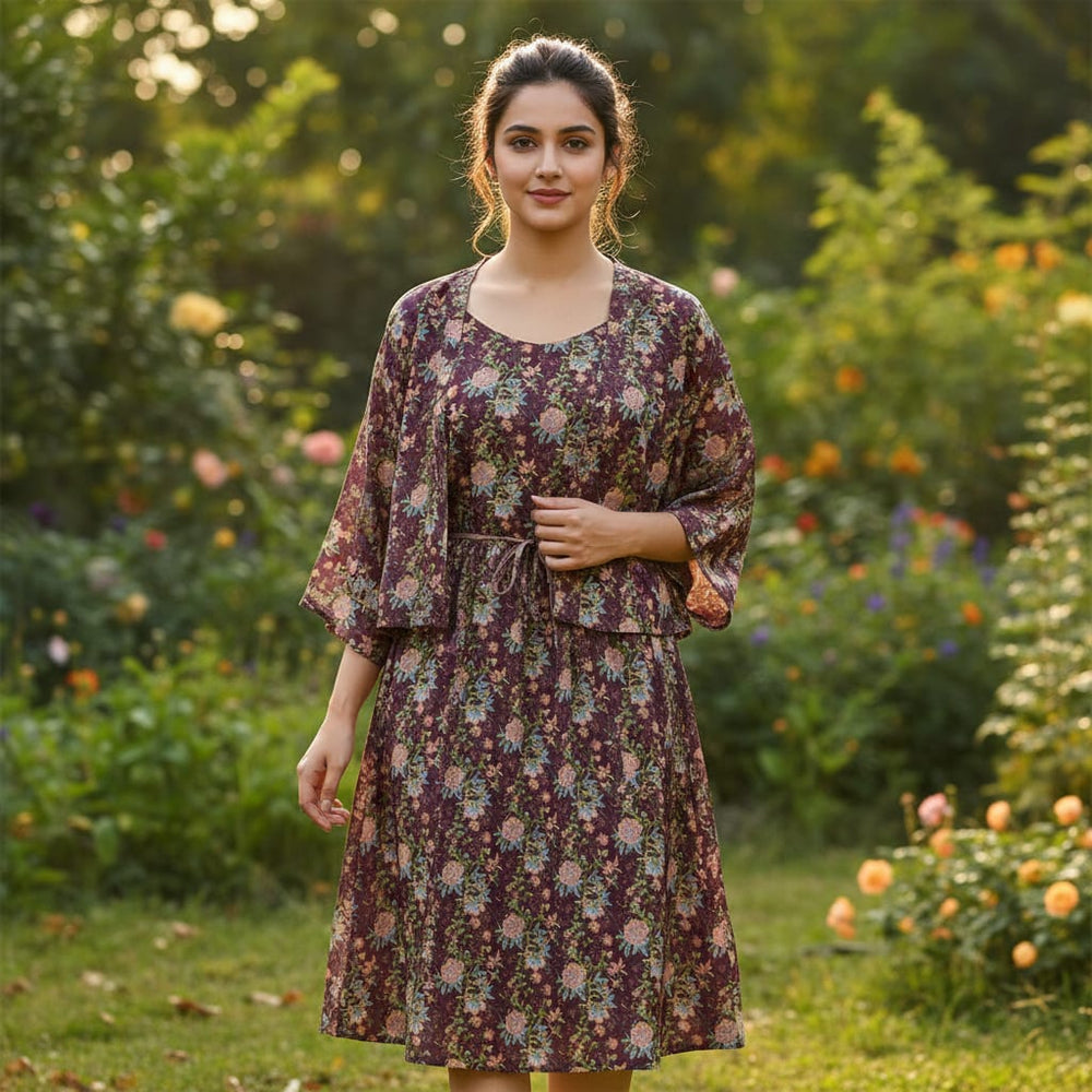 A Timeless Garden Woven into Satin