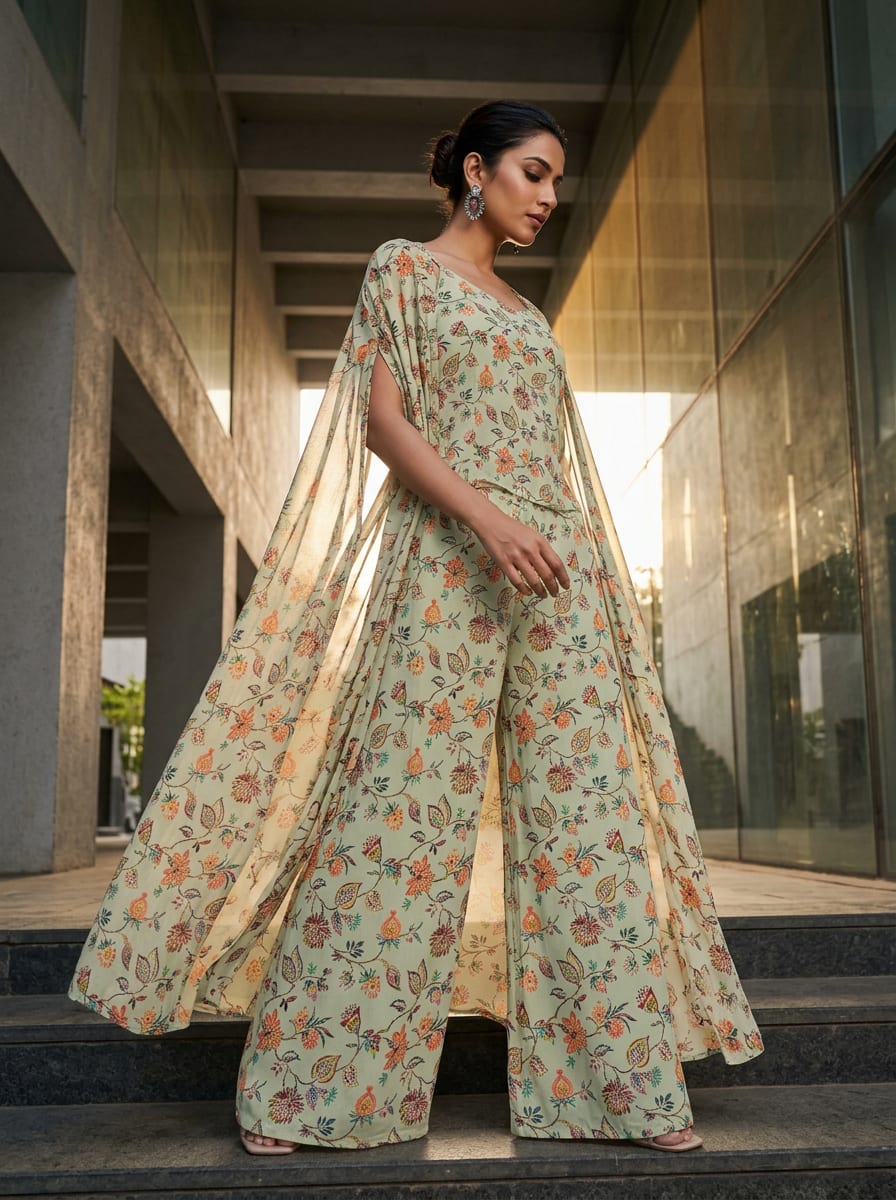 A Delicate Vine Wandering Across Cloth