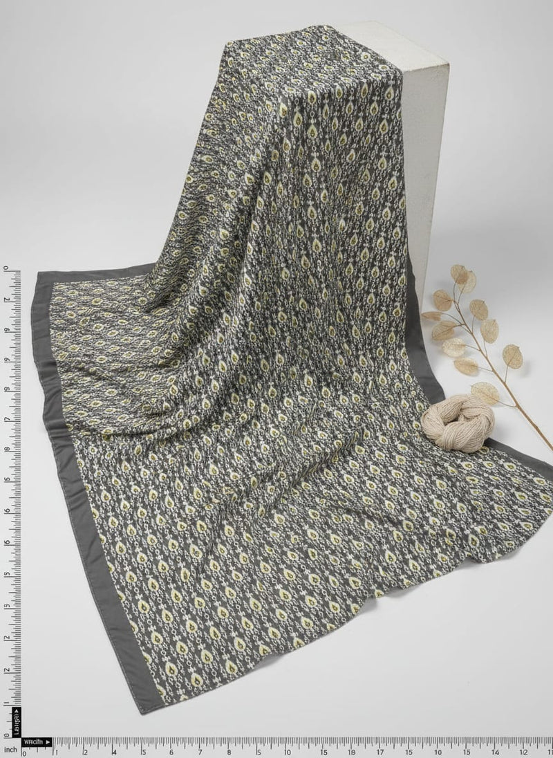 Retro Drop Effects Seamless Digital Printed Fabric - Japan Satin