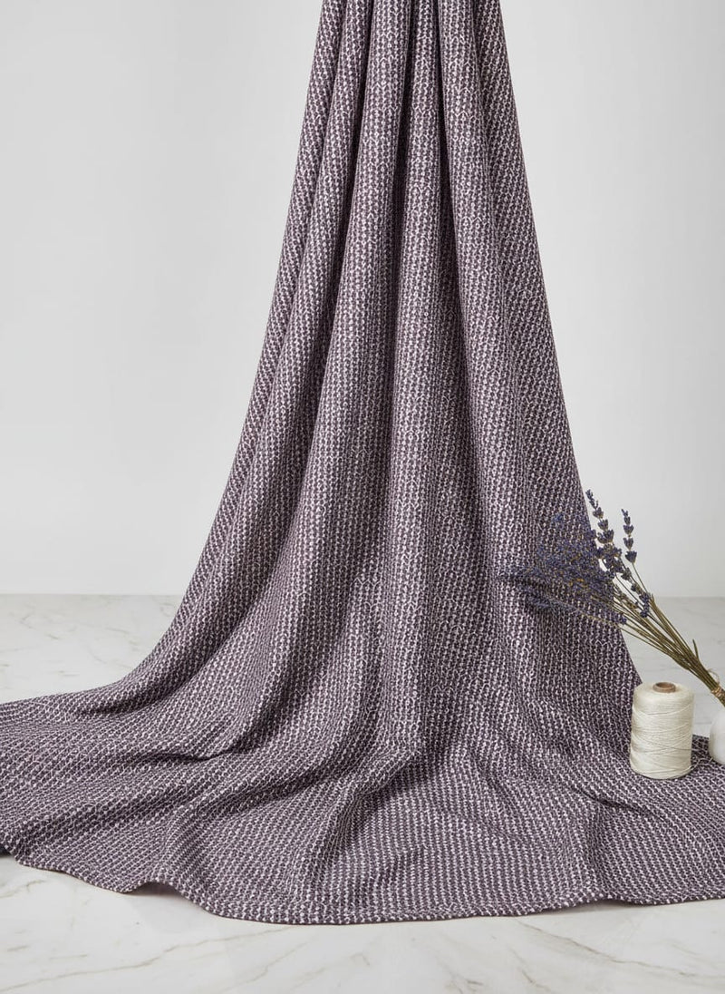 Seamless Link Abstract With Old Lavender Digital Printed Fabric - Weightless