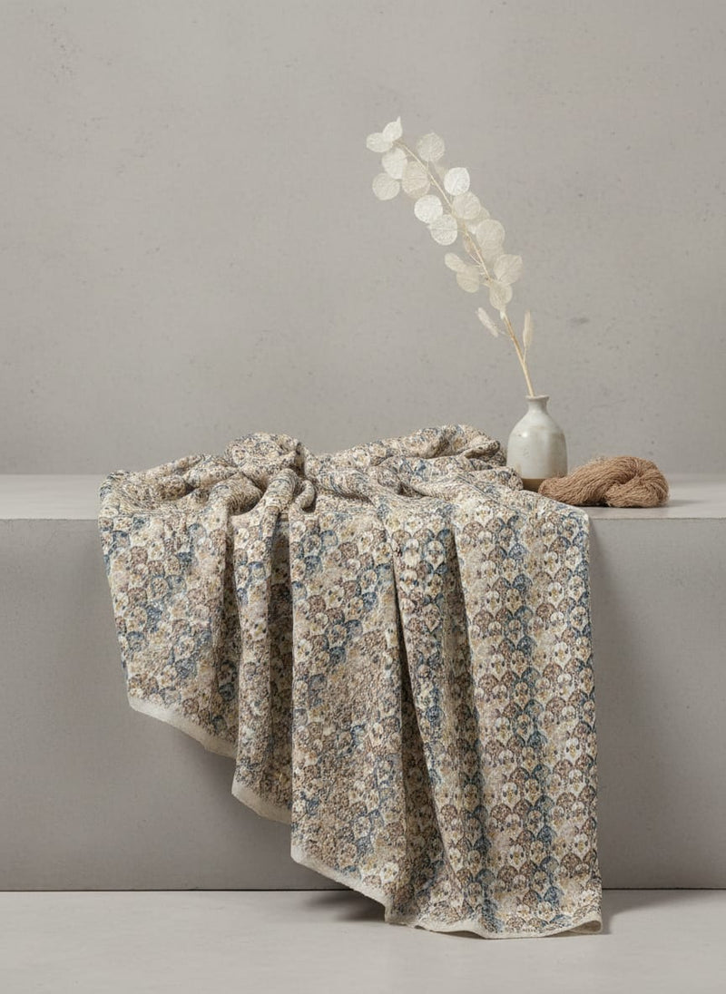 Old And Vintage Creative Digital Printed Fabric - Kora Silk