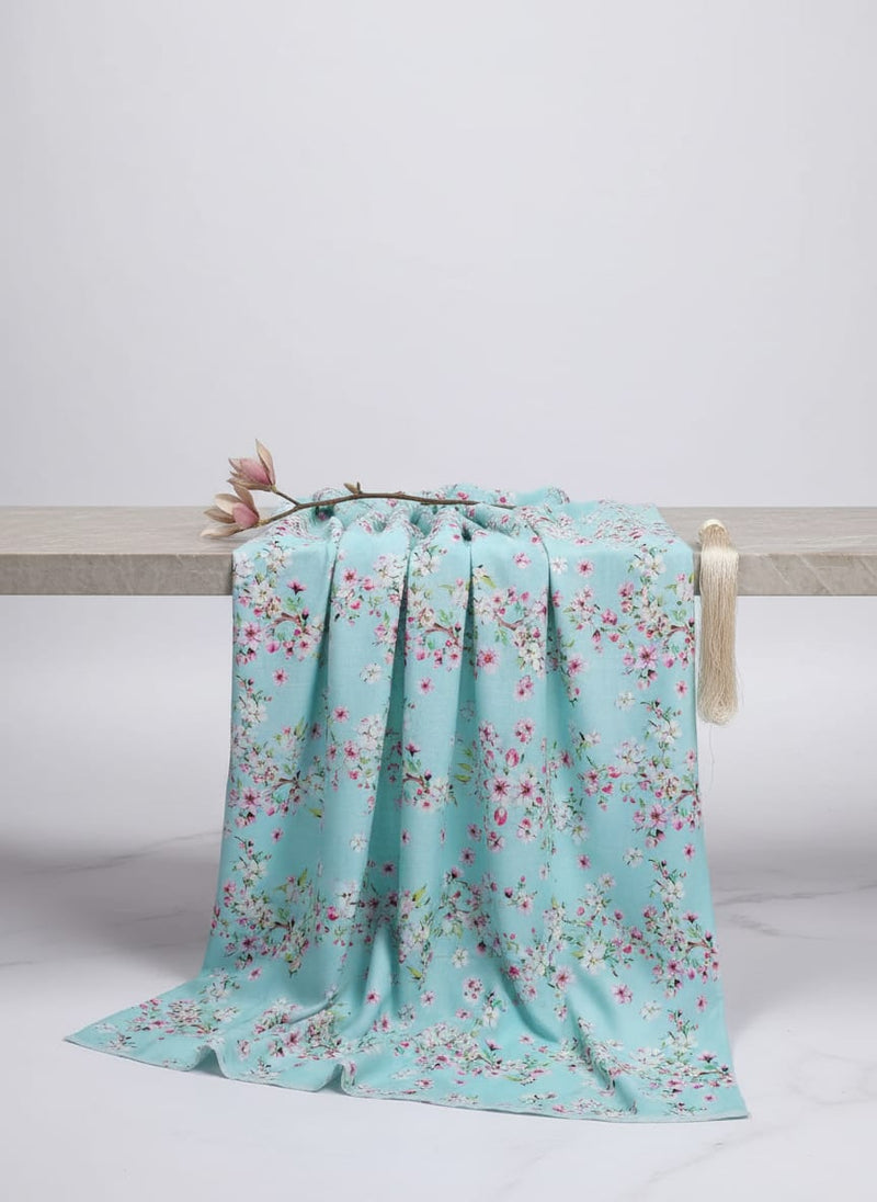 Beautiful Rama Floral Vine Digital Printed Fabric