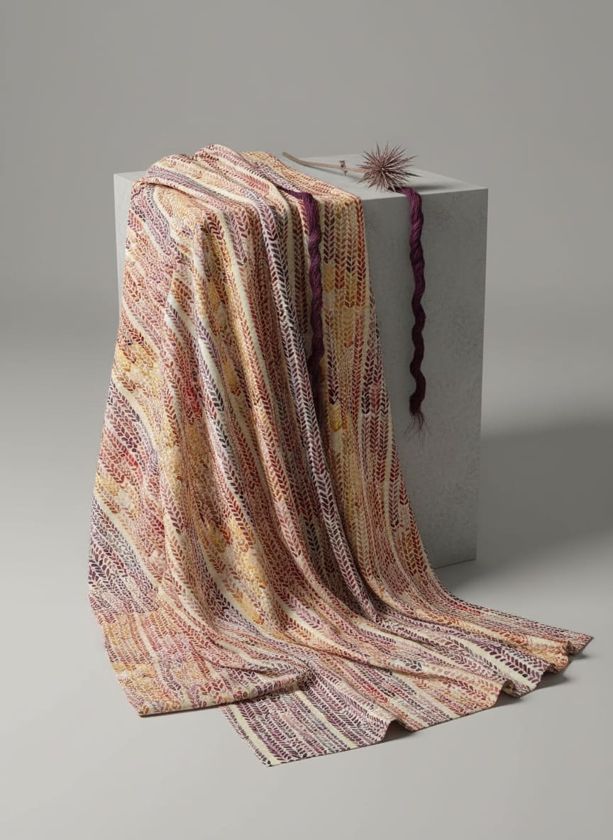 Where a Painter's Brush Meets Woven Cloth