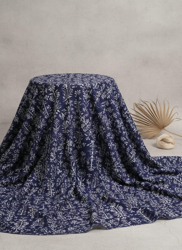 Decorative Floral Vintage Art Digital Printed Fabric - Rayon - Fabric Editorial Studio Flatlay Lookbook - RA-0-TA08751-110