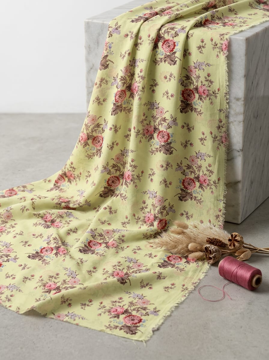 A Print Reminiscent of English Gardens