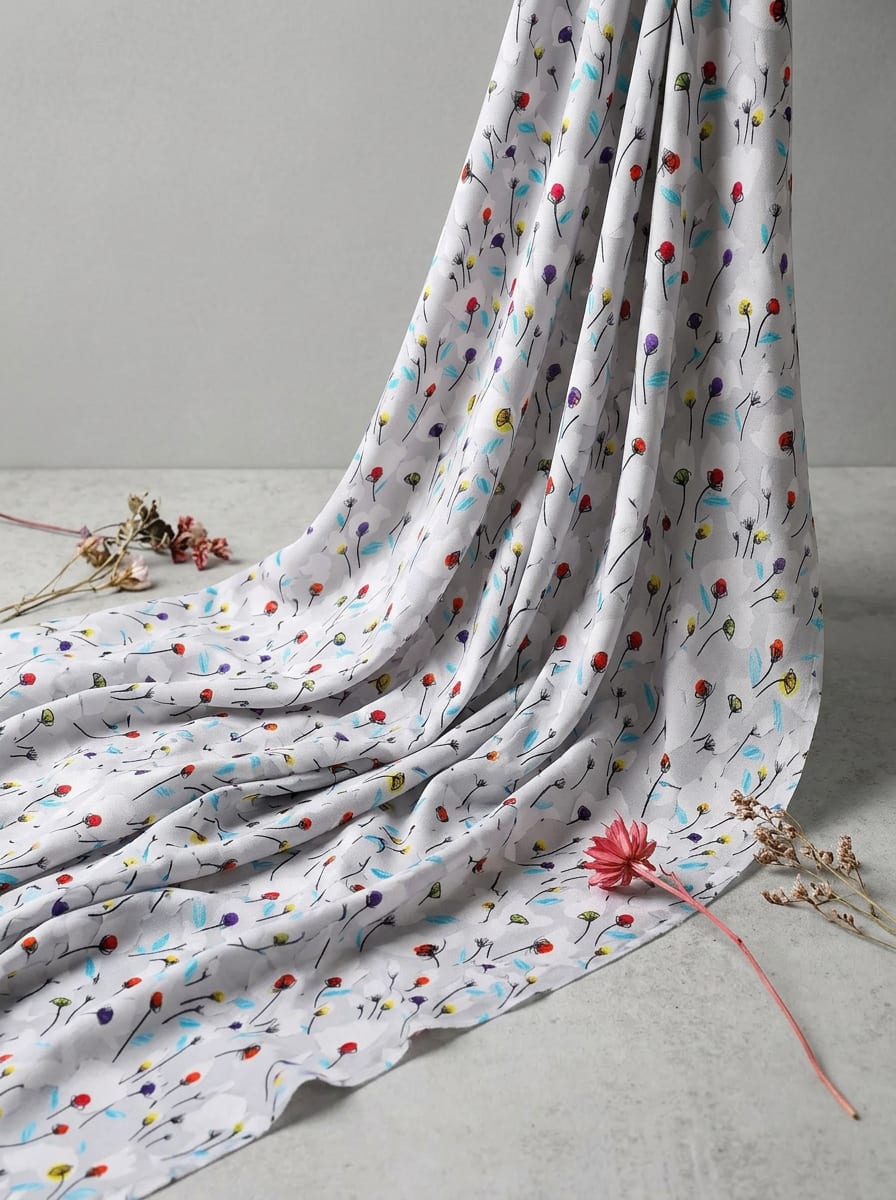 A Playful Scatter of Colorful Buds