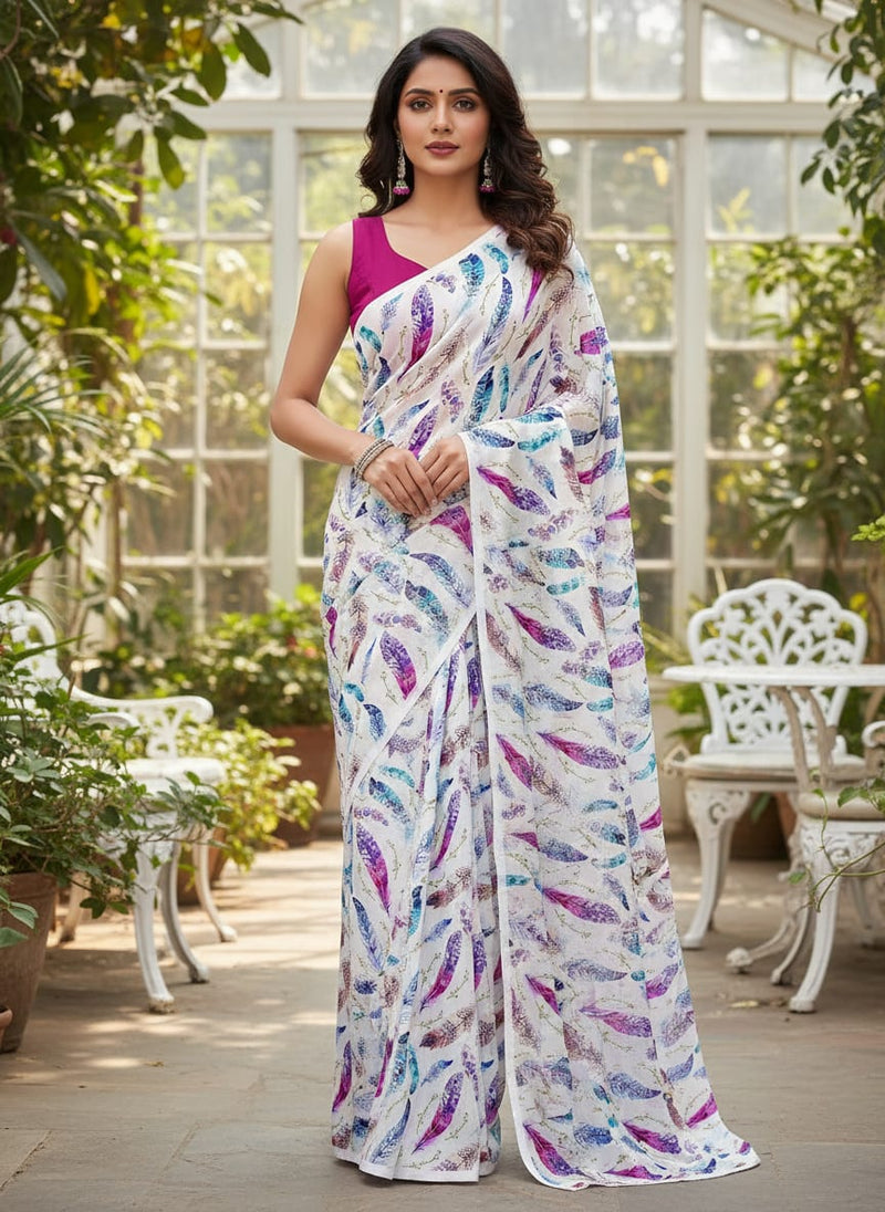Feathers Digital Printed Fabric