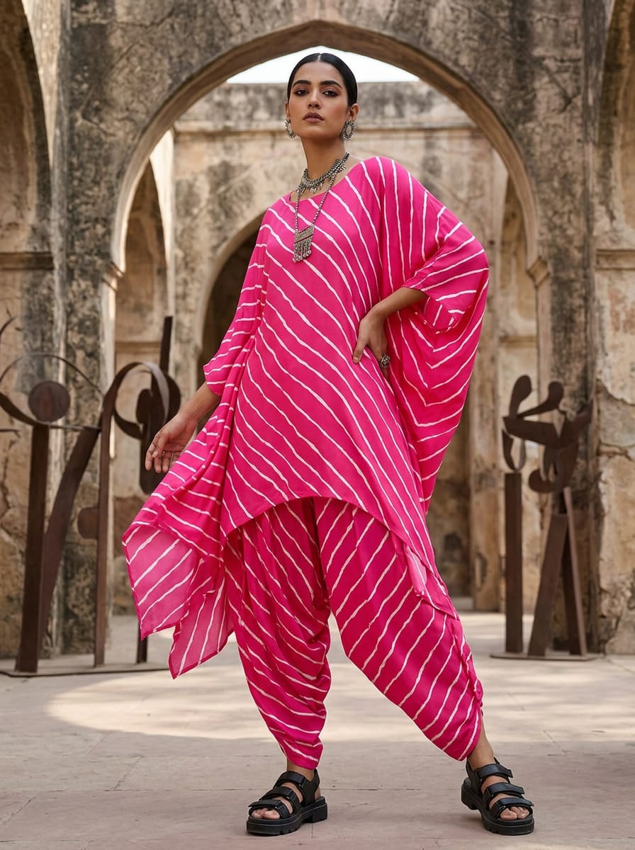 A Shock of Pink, A Stroke of White