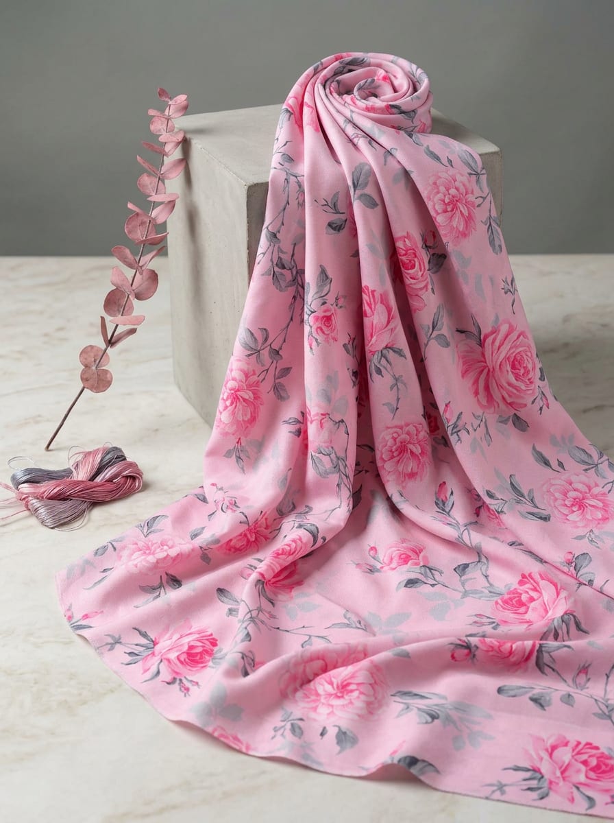 A Classic English Garden on Cloth