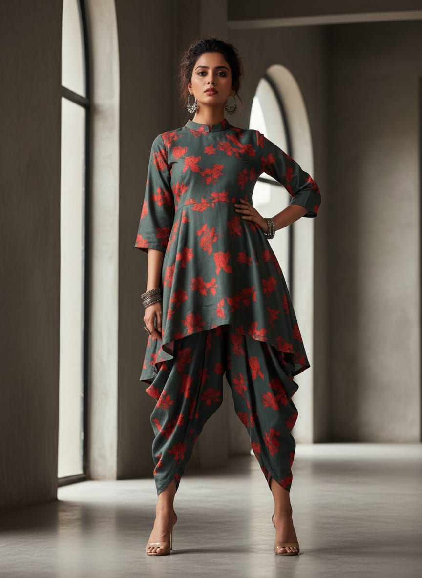 A Bold Statement in Red and Grey