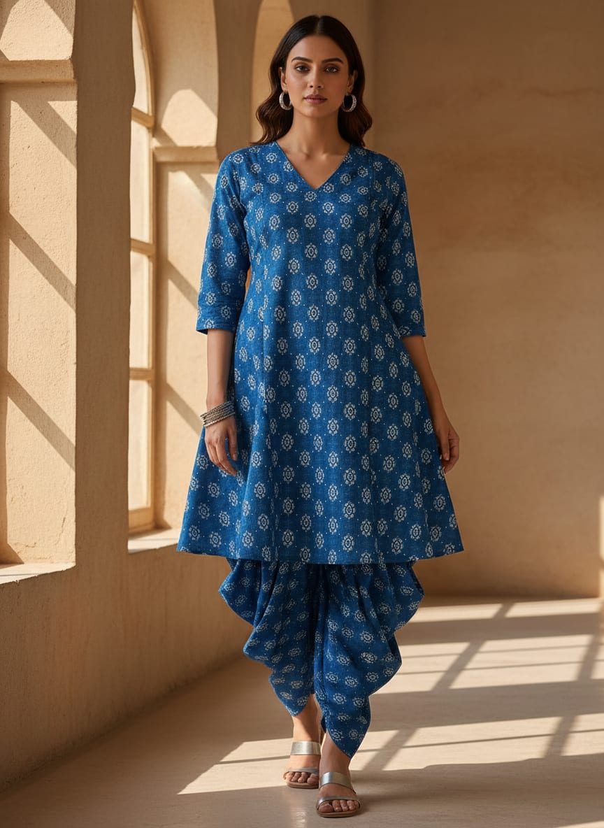 A Classic Motif, Reimagined in Blue
