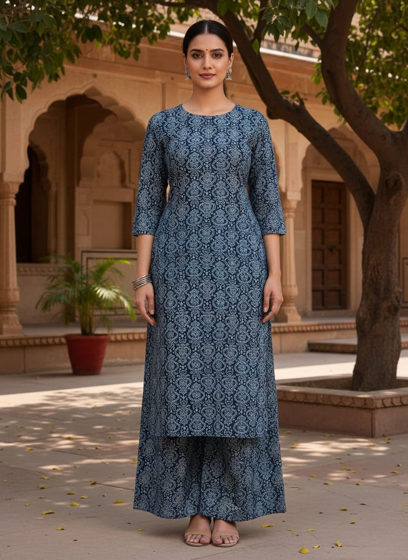 Morden Ogee Seamless Repeat Digital Printed Fabric - Cotton