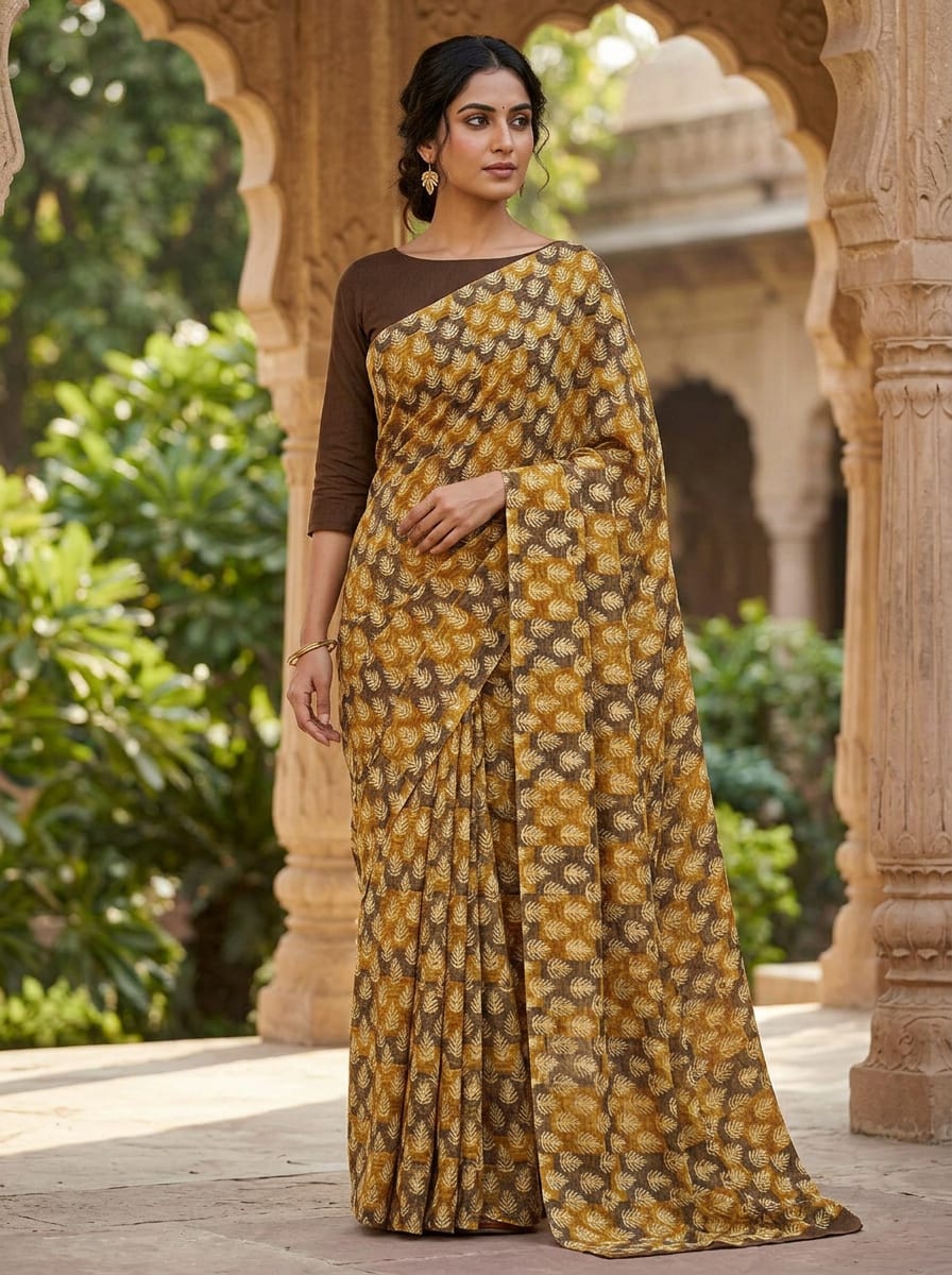 Where Earthy Tones Meet Rhythmic Pattern