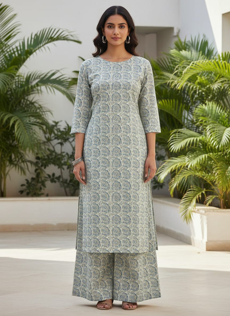 Innovative Art Of Leaves Digital Printed Fabric - Rayon