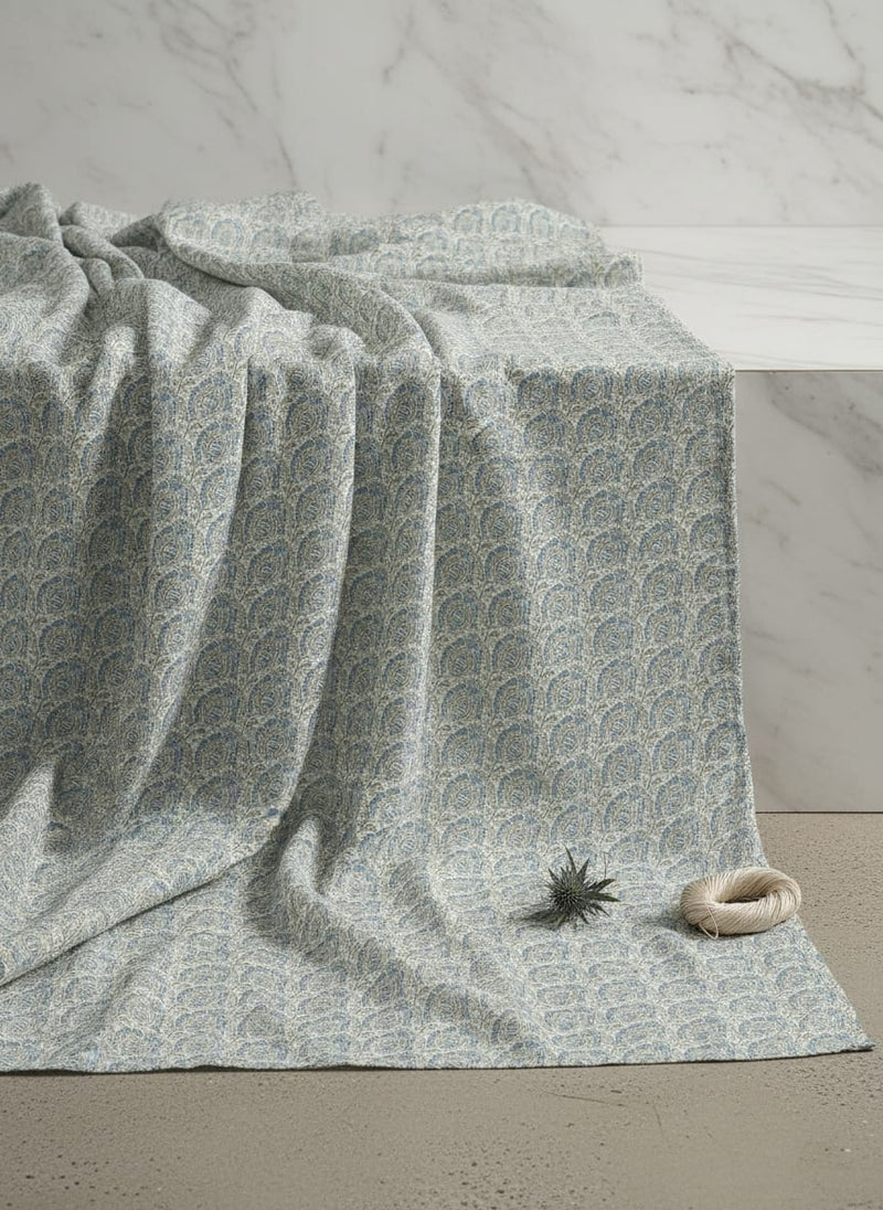 Innovative Art Of Leaves Digital Printed Fabric - Pure Georgette