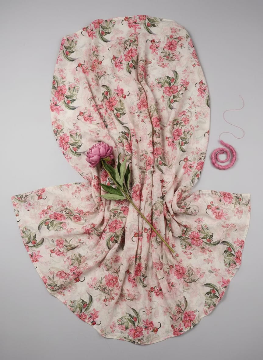 A Print Inspired by a Watercolour Garden