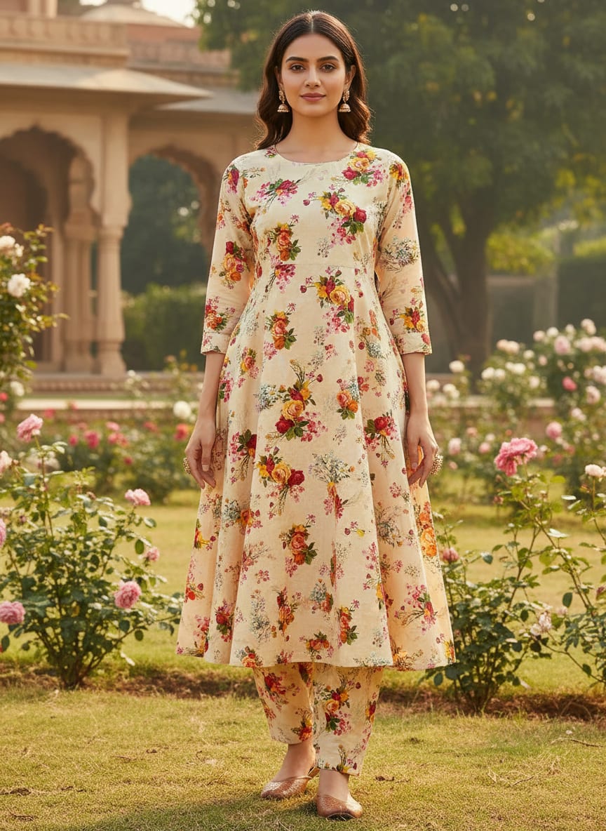 A Summer Garden in Full Bloom
