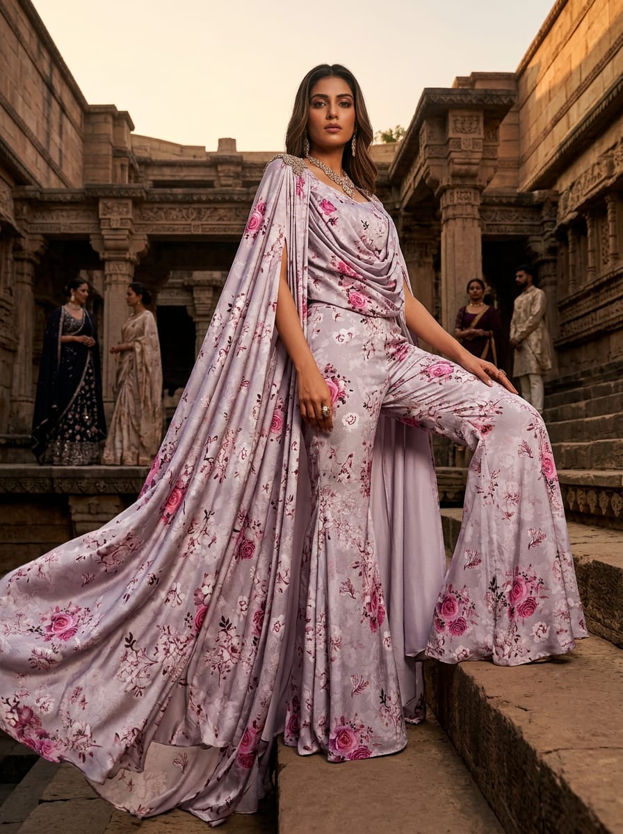 A Print That Blooms with Romance