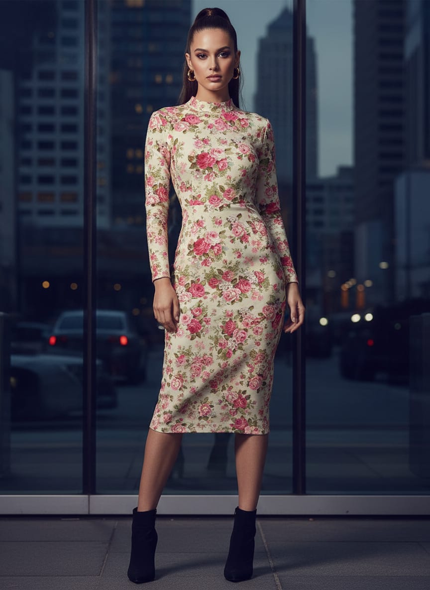 A Print That Blooms with Timeless Romance