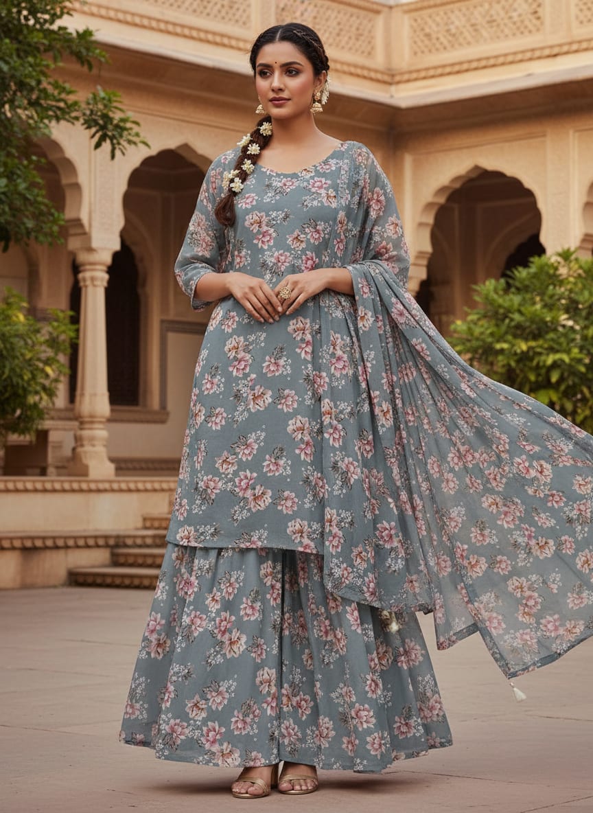A Print That Blooms with Quiet Grace