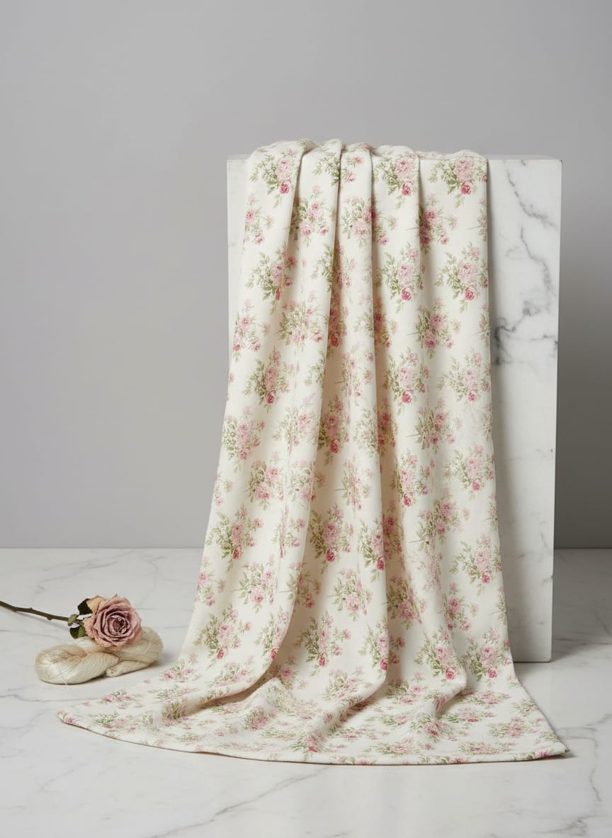 A Print That Whispers of English Gardens