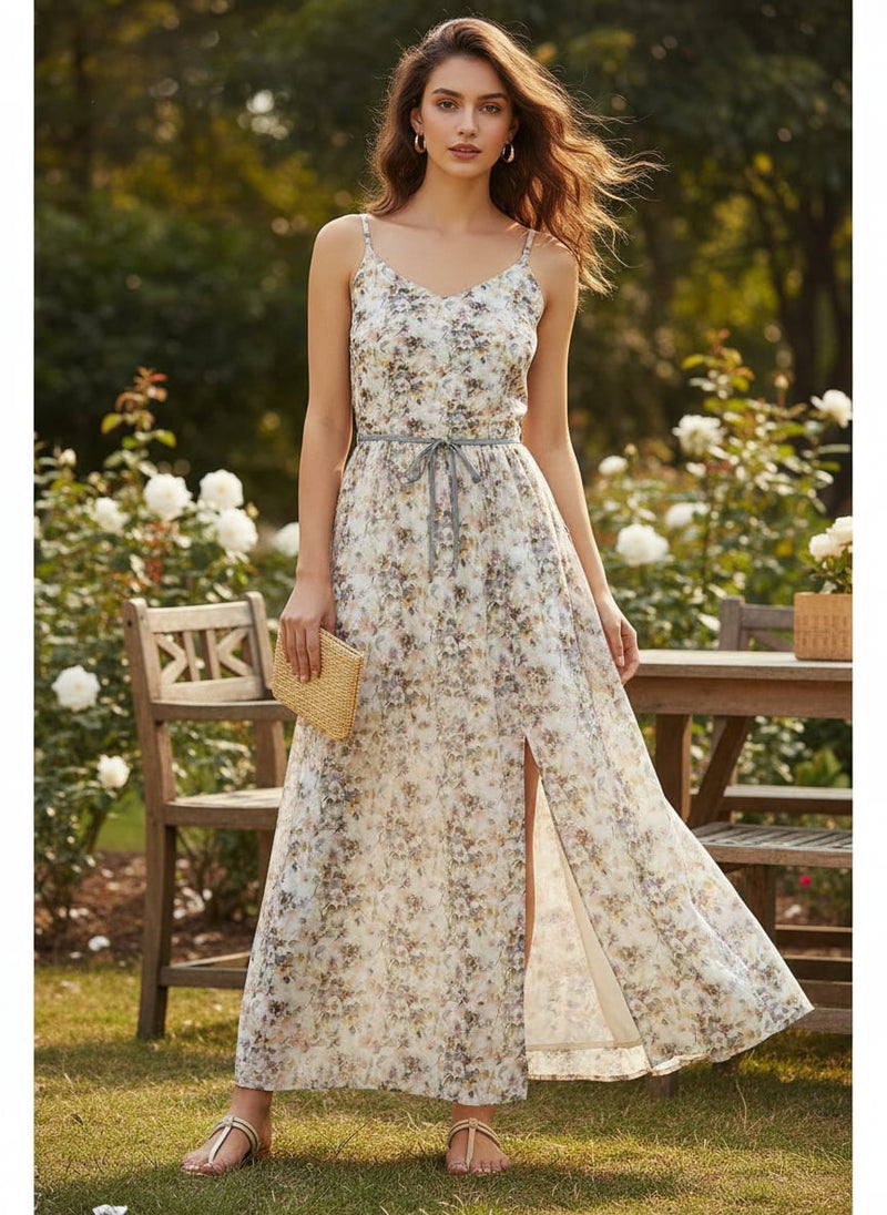 Vintage Pattern Of Chintz And Leaves Digital Printed Fabric - Weightless