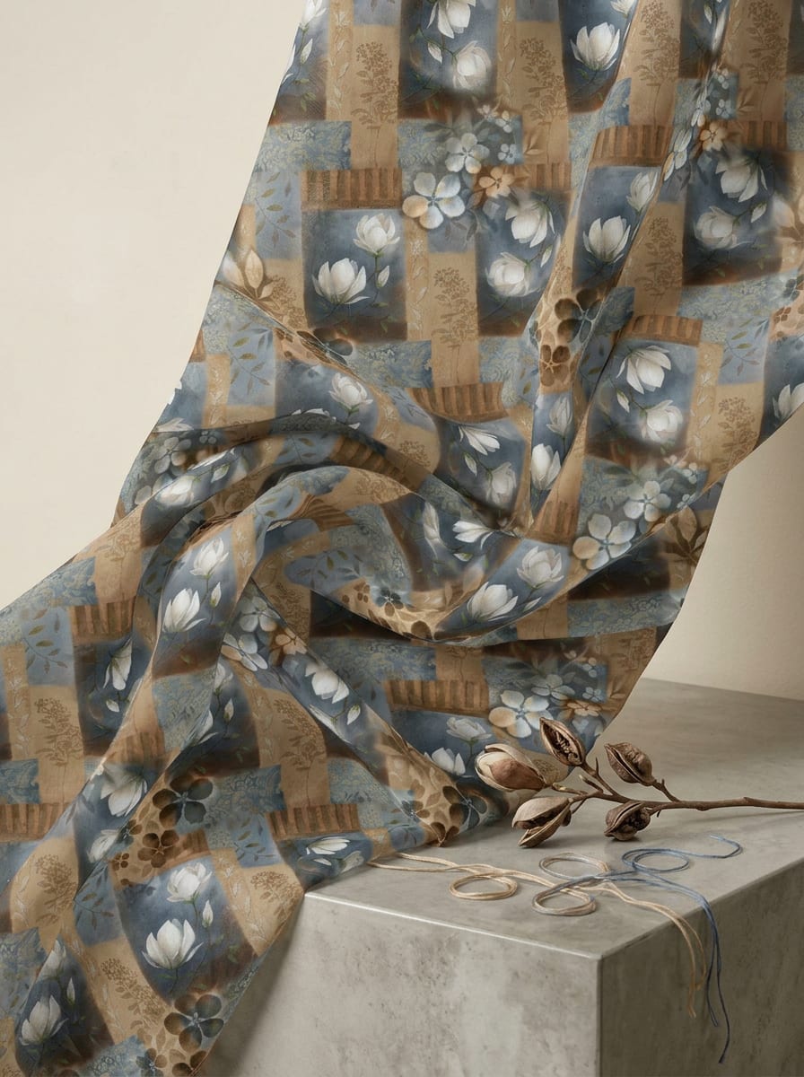Where Structured Blocks Meet Soft Florals