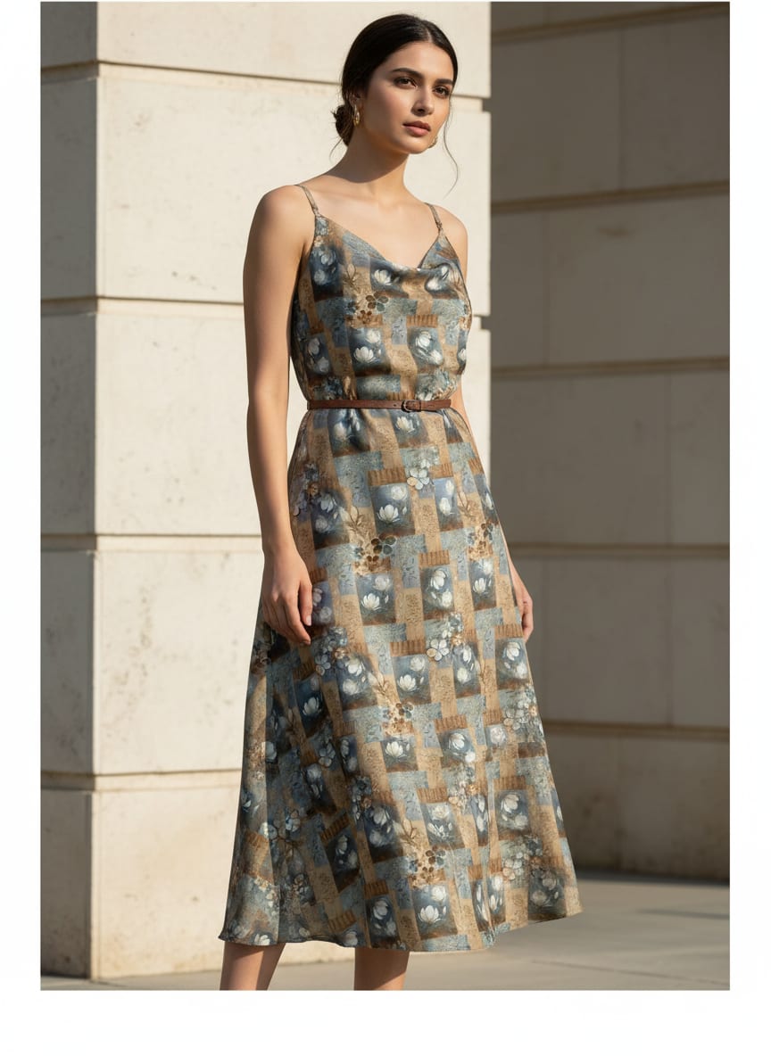 Where Structured Blocks Meet Soft Florals