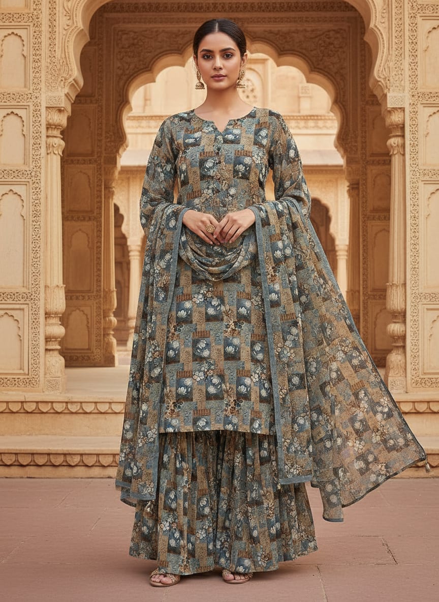 Where Patchwork Meets Painted Florals