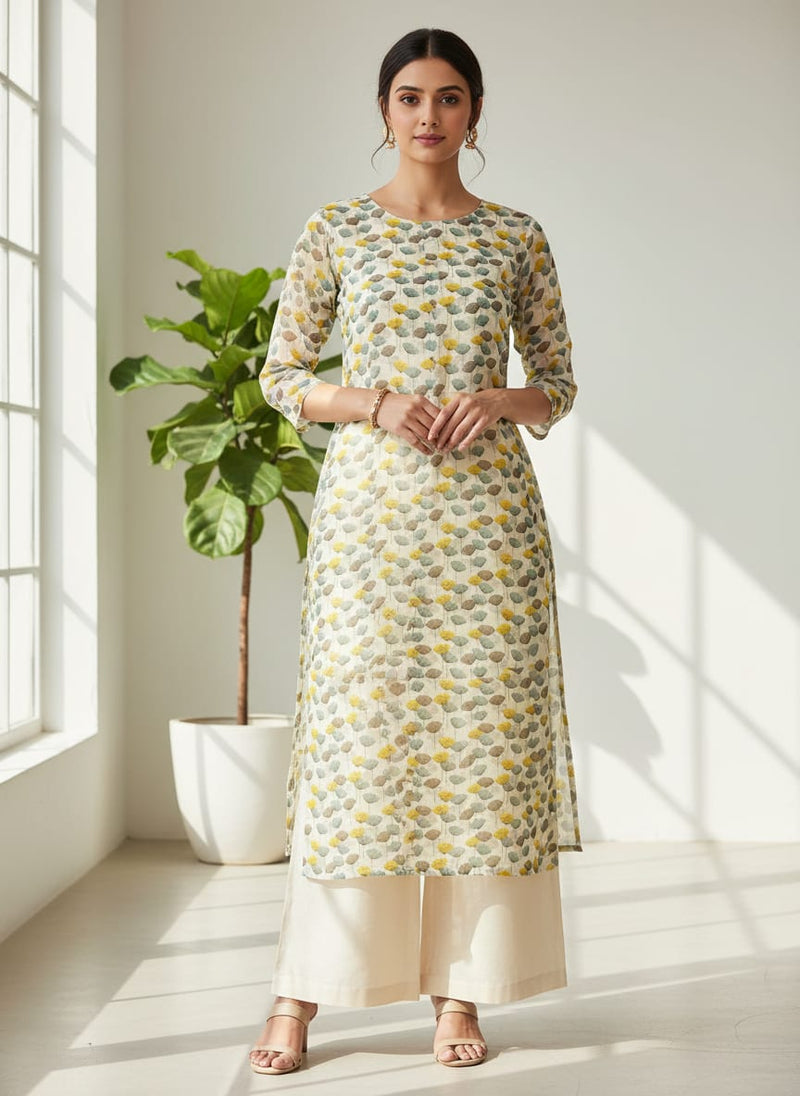 Tiny Beautiful Galliano Colour Flower Digital Printed Fabric - Poly Muslin