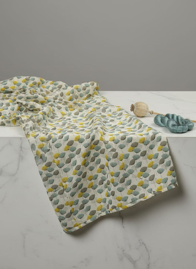 Tiny Beautiful Galliano Colour Flower Digital Printed Fabric - Poly Muslin