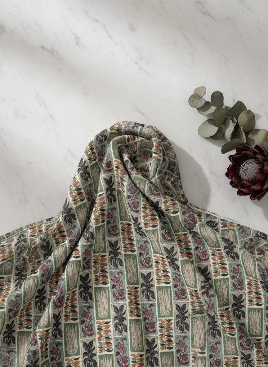 A Tapestry of Tiles and Botanicals