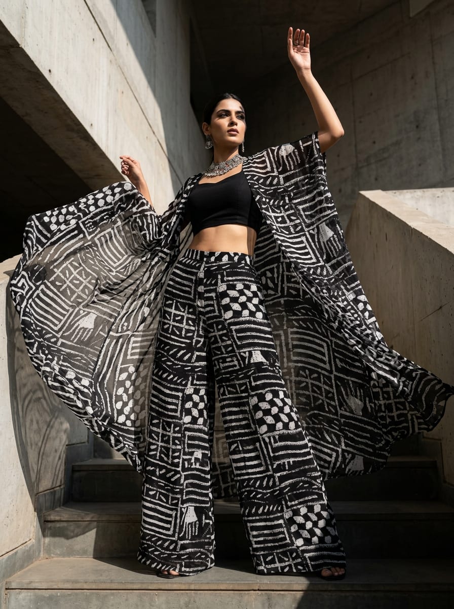 Where Bold Lines Meet Fluid Form