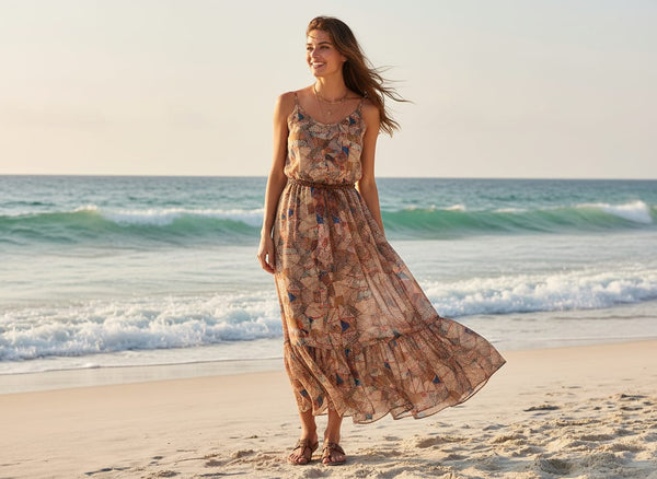 Clothes Pieces With Doted Pattern Digital Printed Fabric - Weightless - alternate view