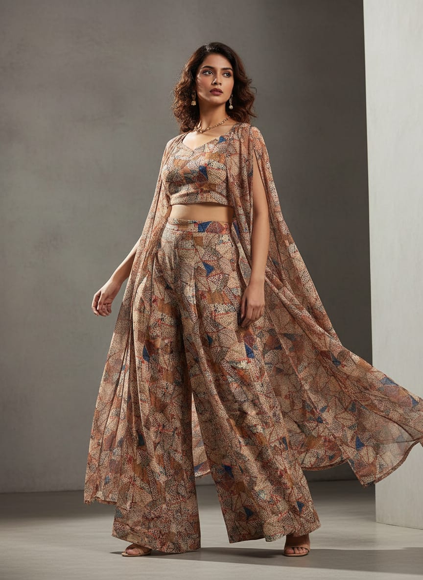 Clothes Pieces With Doted Pattern Digital Printed Fabric - Weightless