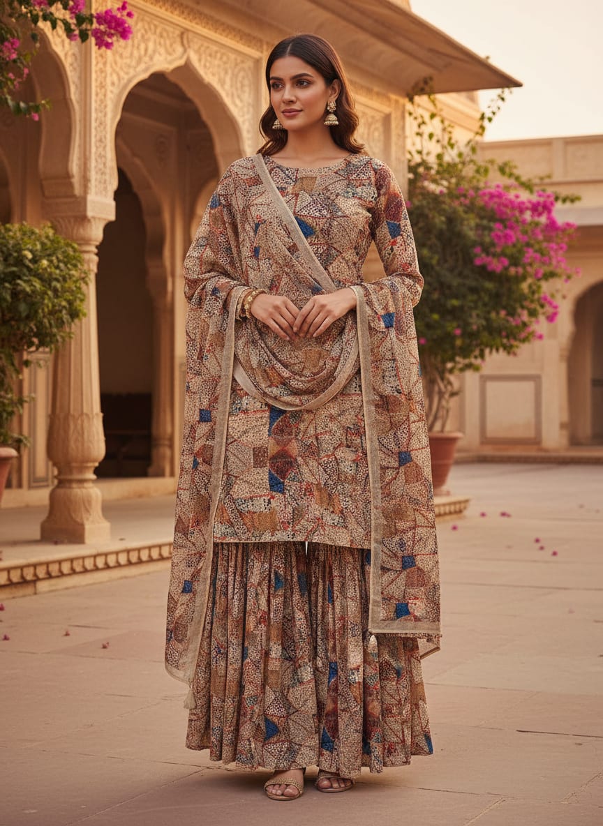 Clothes Pieces With Doted Pattern Digital Printed Fabric - Weightless