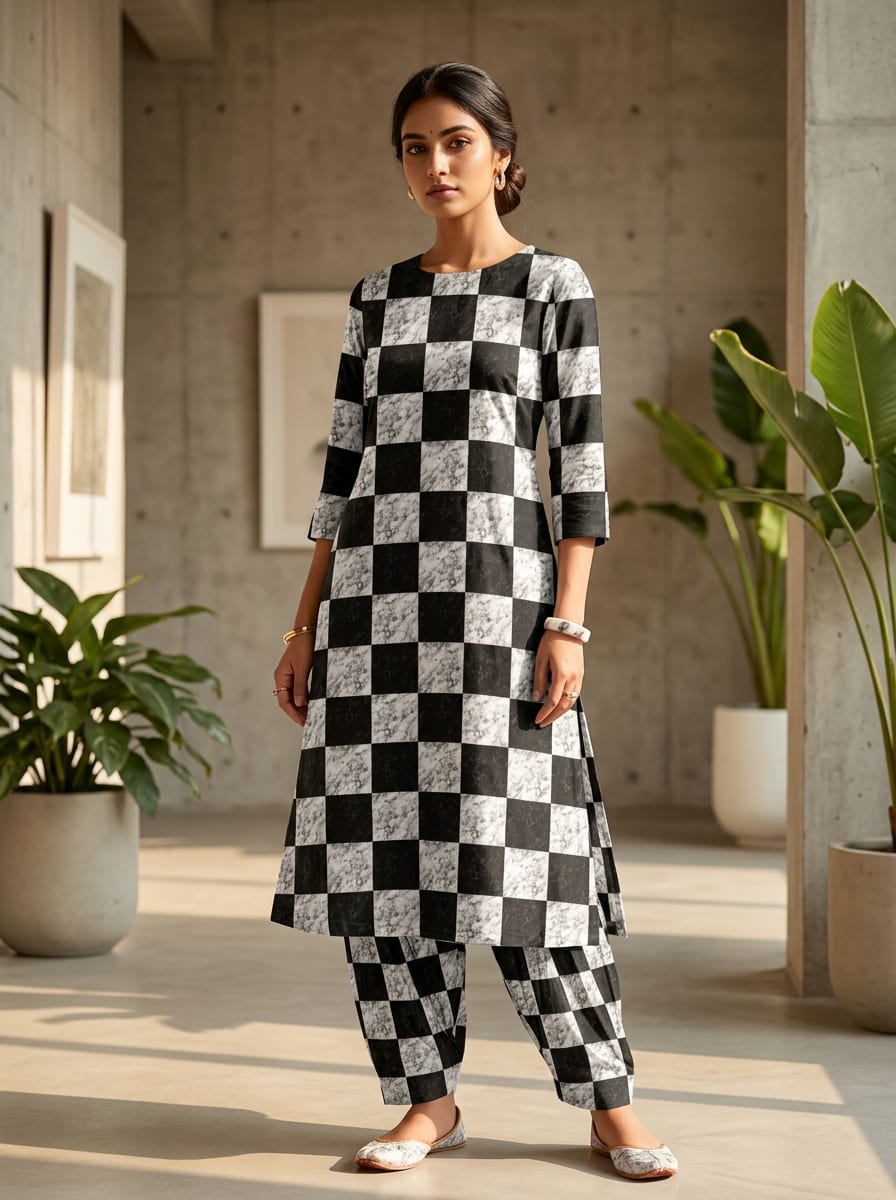 A Classic Pattern, Redrawn with Texture.