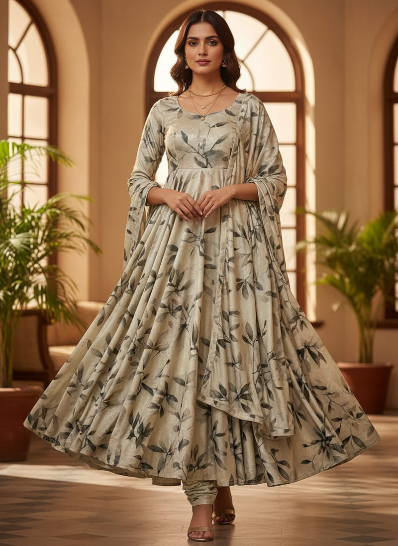 Beautiful Leave Digital Printed Fabric