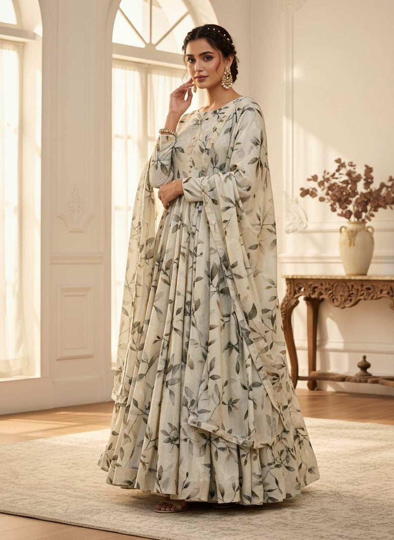 Beautiful Leave Digital Printed Fabric