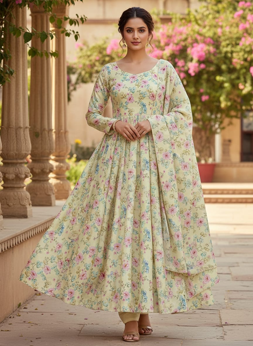 A Print Painted in Pastel Hues