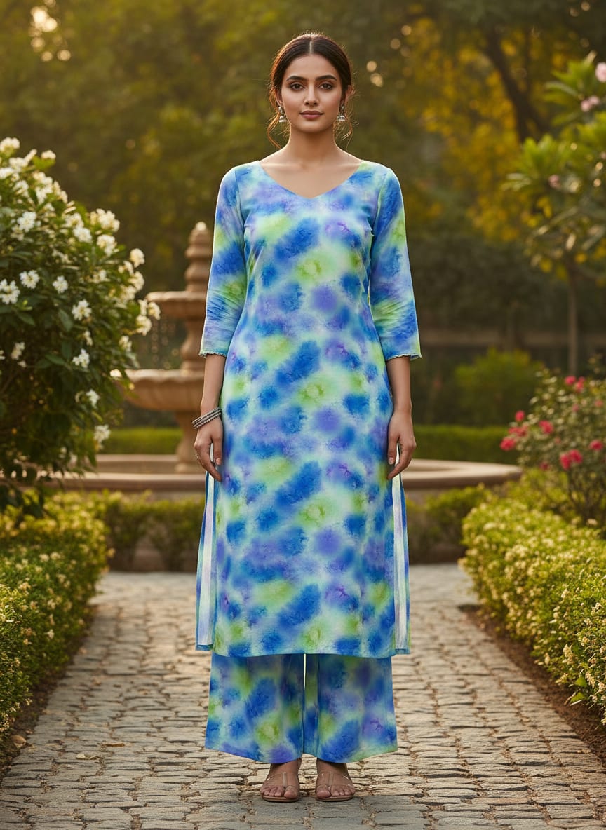 A Watercolour Dream in Blue and Green
