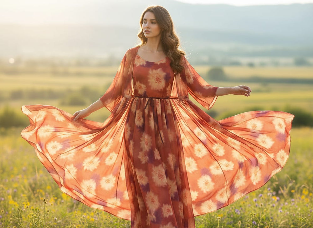 Where Warm Hues Bleed and Bloom