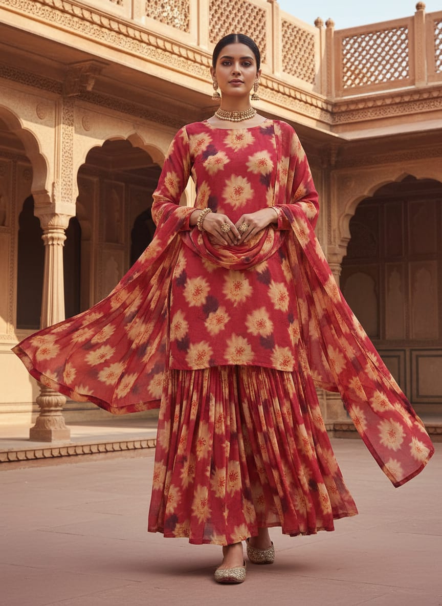 A Design Painted in Sunset Hues