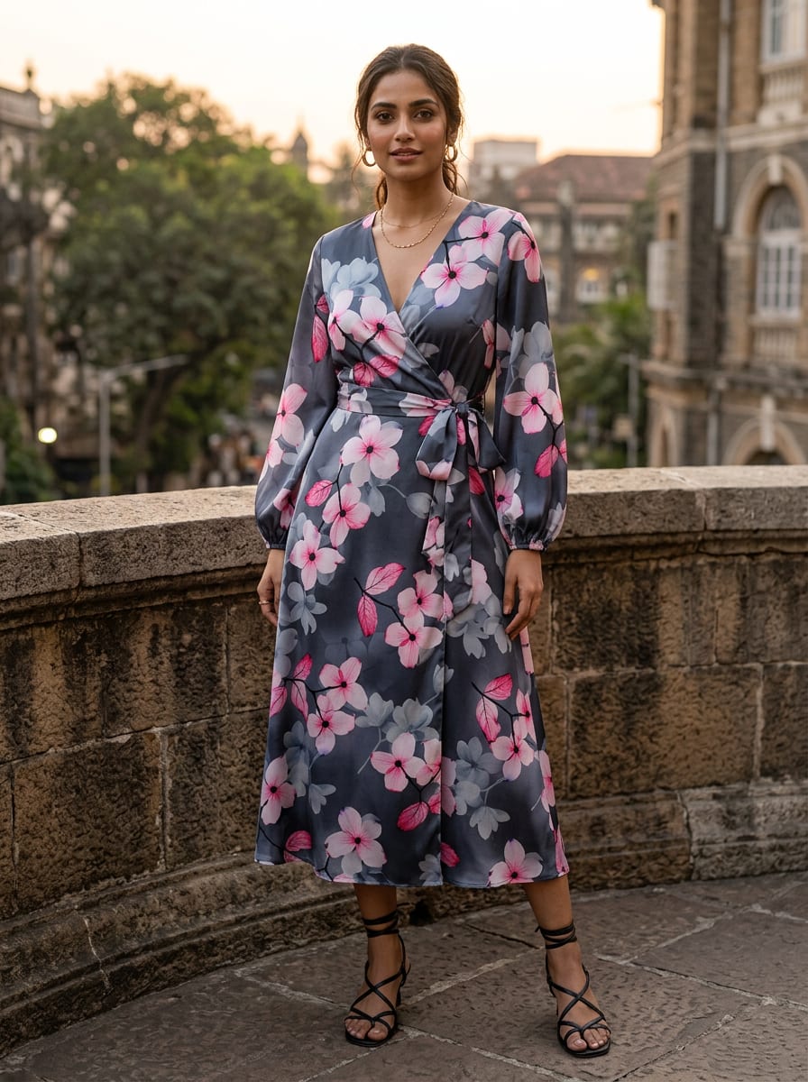 Where Moody Hues Meet a Pop of Pink