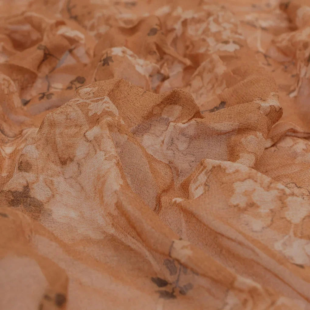 Brown Brush Painted Flower Digital Printed Fabric – 70a0084 copy 2 0a982367 3a74 49a4 b31a 5f9b912928b4