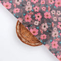 Buttercup Pink Floral Digital Printed Fabric - Pure Cotton – 70a0122copy2