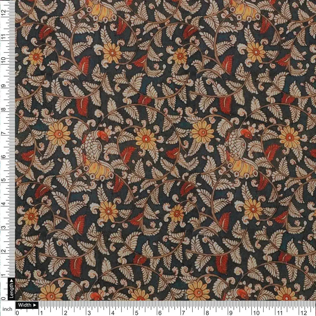 Dolden Floral Pure Cotton Printed Fabric Material – 70a0162copy2